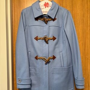 J Crew Melton Wool toggle coat